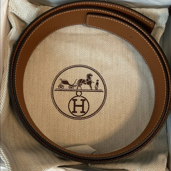Hermes Black and Brown Belt - Picture 2 of 8